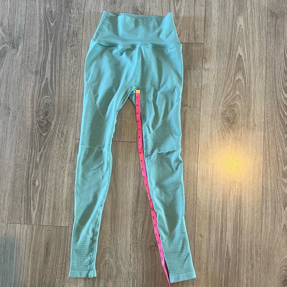 Size small Alphalete Women's Jade Green OG Revival Leggings - Picture 6 of 7